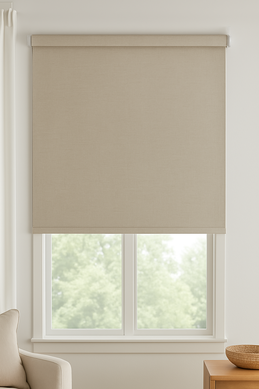 Linen-Blend Blackout Rollers